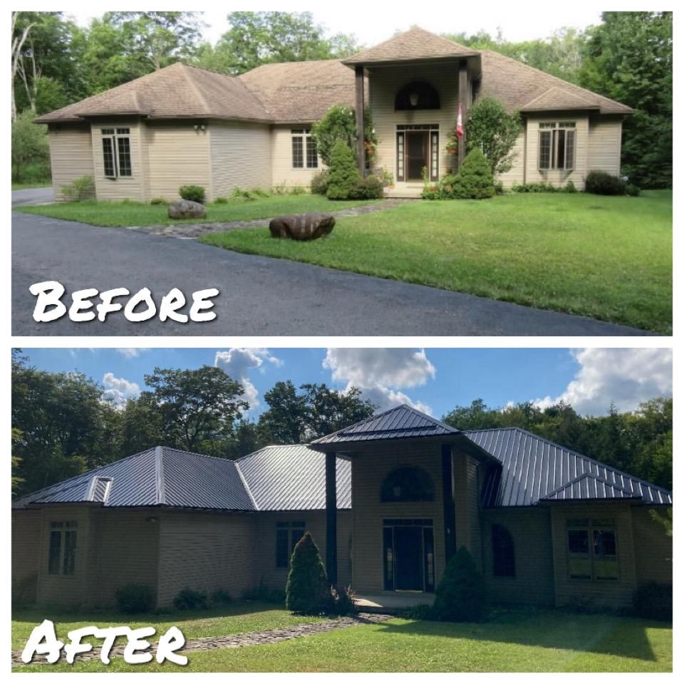 Vacinek Roofing Before & After